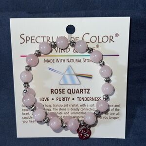 🛍 NWT 🛍WIND AND FIRE ROSE QUARTZ BRACELET 🛍